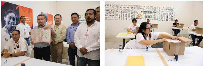 Inicia Sellado De Boletas Electorales De Yucatán 